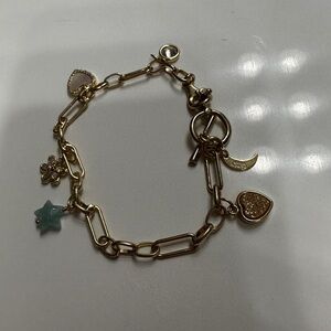 Luna Norte Gold Charm Bracelet